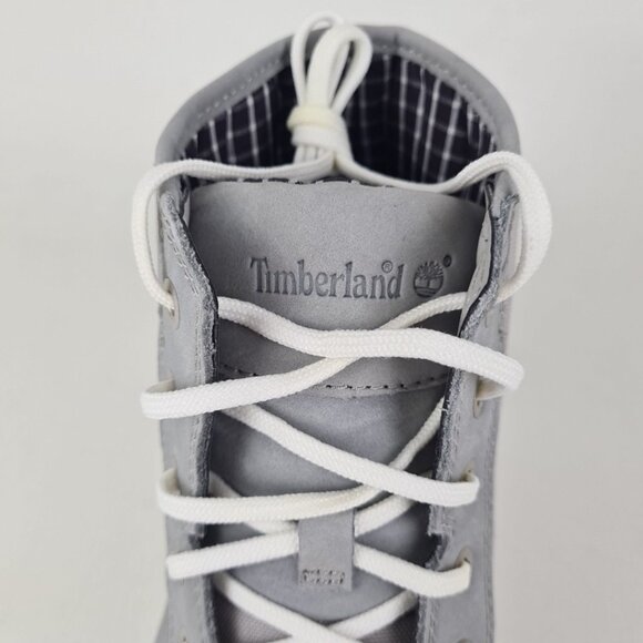 Timberland Earthkeepers Newmarket Grey Canvas Suede Men Boots - Picture 9 of 11